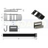 Hebilla completa inox Laterales camion