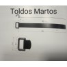 Cinta lona Camion Gancho Plano Cincado 900 mm