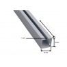 Tubo Guia 40*40 mm Aluminio